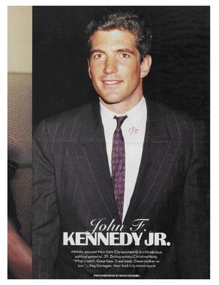 Kennedy, John F. (Jr.) / Athletic, Assured / 1990