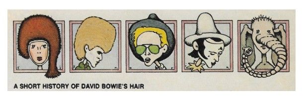 Bowie, David / A Short History of David Bowie's Hair / 1981