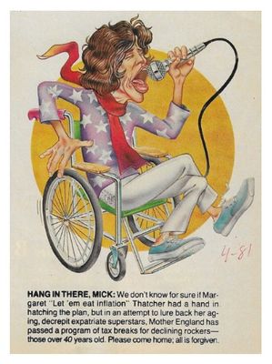 Jagger, Mick / Hang in There, Mick / 1981