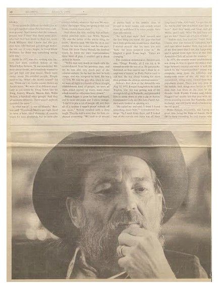 Nelson, Willie / Goldmine Story / 1-6-95