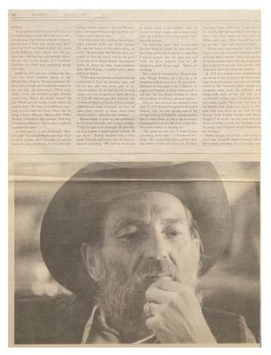 Nelson, Willie / Goldmine Story / 1-6-95