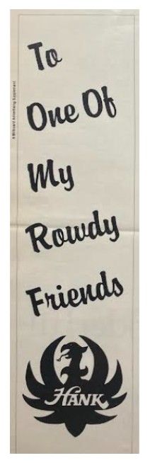 Nelson, Willie / To One of My Rowdy Friends / 1986