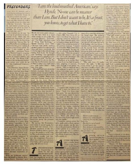 Pretenders, The / Rolling Stone Story / 5-29-80