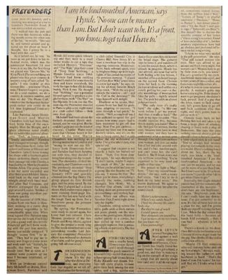 Pretenders, The / Rolling Stone Story / 5-29-80