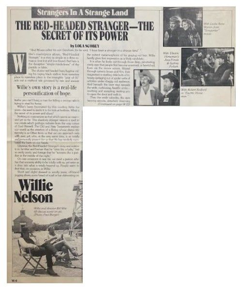 Nelson, Willie / Red-Headed Stranger--The Secret of Its Power / 1986
