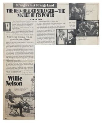 Nelson, Willie / Red-Headed Stranger--The Secret of Its Power / 1986