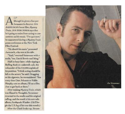 Strummer, Joe / Fine Performance in Mystery Train / 1989