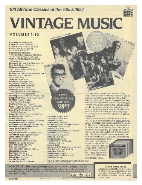 Various Artists / Vintage Music--Volumes 1-10