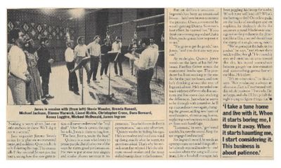 Jones, Quincy / Rolling Stone Story / 4-12-84