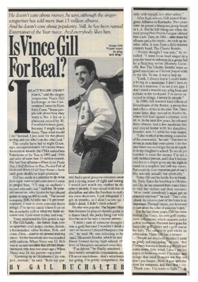 Gill, Vince / Is Vince Gill for Real? / 1996