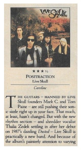 Live Skull / Positraction / 1989