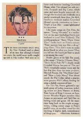 Finn, Tim / Tim Finn / 1989