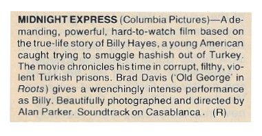 Davis, Brad / Midnight Express / 1979