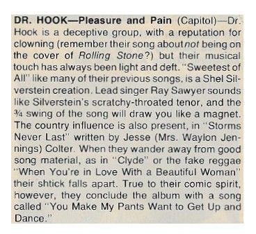 Dr. Hook / Pleasure and Pain / 1979