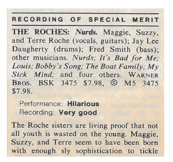 Roches, The / Nurds / 1981