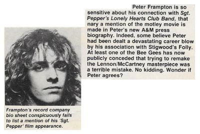 Frampton, Peter / Sgt. Pepper Movie Appearance / 1979