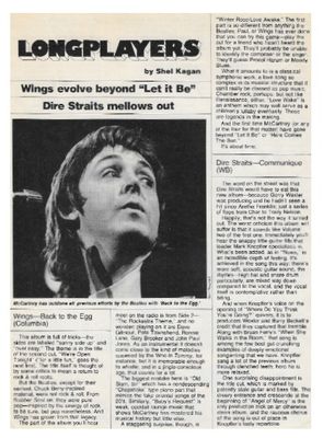 McCartney, Paul / Back to the Egg / 1979 / Wings