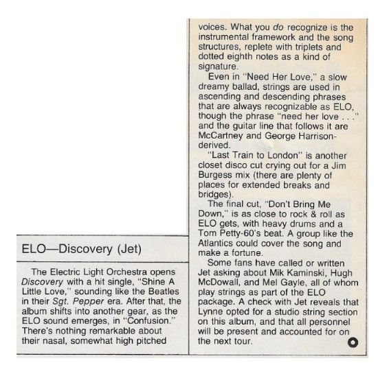 Electric Light Orchestra / Discovery / 1979
