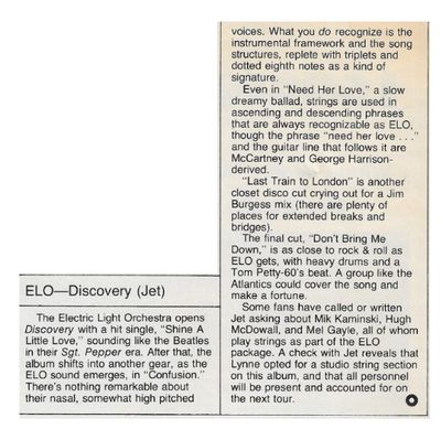 Electric Light Orchestra / Discovery / 1979