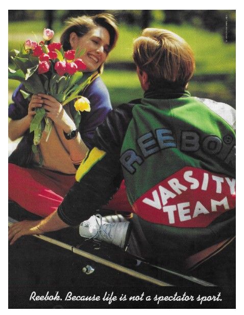 Reebok / Because Life is Not a Spectator Sport. / 1987