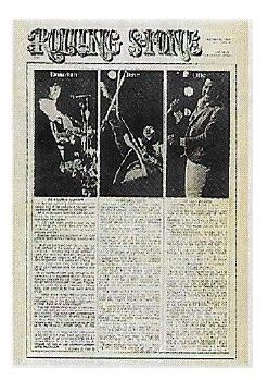Donovan--Jimi Hendrix--Otis Redding / Rolling Stone Cover Photo / 1968