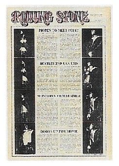 Doors, The / Jim Morrison: Rolling Stone Cover Photo / 1968