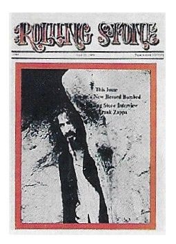 Zappa, Frank / Rolling Stone Cover Photo / 1968