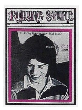 Jagger, Mick / Rolling Stone Cover Photo / 1968