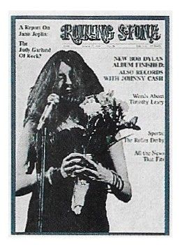 Joplin, Janis / Rolling Stone Cover Photo / 1969
