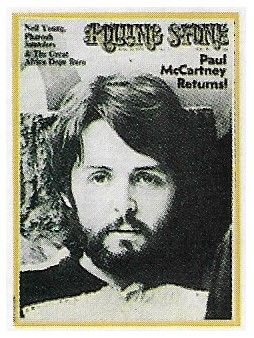 McCartney, Paul / Rolling Stone Cover Photo / 1970