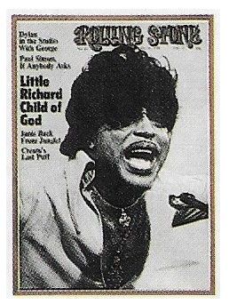 Little Richard / Rolling Stone Cover Photo / 1970