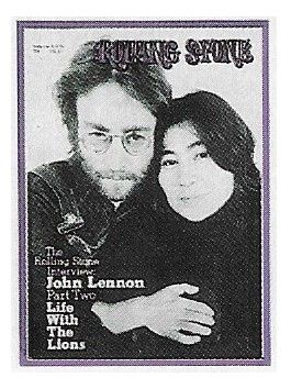 Lennon, John--Yoko Ono / Rolling Stone Cover Photo / 1971