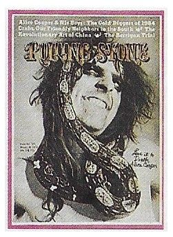 Cooper, Alice / Rolling Stone Cover Photo / 1972