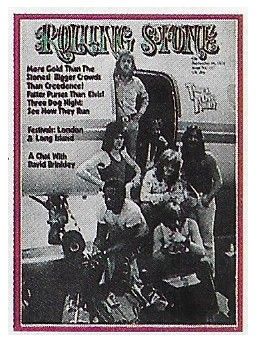 Three Dog Night / Rolling Stone Cover Photo / 1972