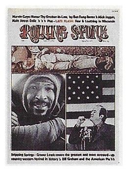 Gaye, Marvin--Hubert Humphrey / Rolling Stone Cover Photo / 1972