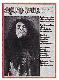 Santana, Carlos / Rolling Stone Cover Photo / 1972