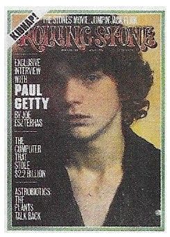 Getty, John Paul (III) / Rolling Stone Cover Photo / 1974