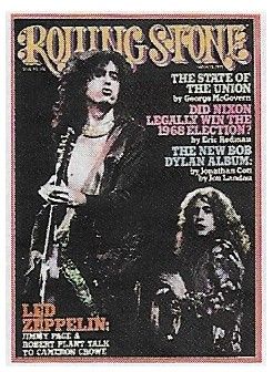 Led Zeppelin / Rolling Stone Cover Photo / 1975