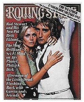 Stewart, Rod--Britt Ekland / Rolling Stone Cover Photo / 1975
