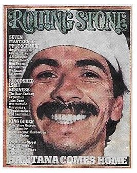 Santana / Rolling Stone Cover Photo / 1976