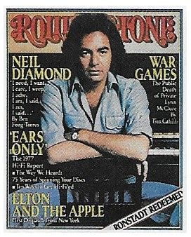 Diamond, Neil / Rolling Stone Cover Photo / 1976