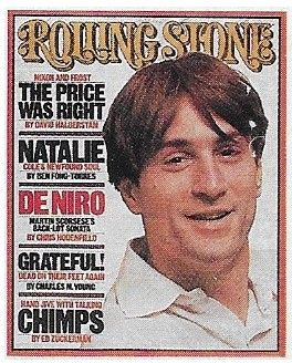 De Niro, Robert / Rolling Stone Cover Photo / 1977