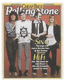 Cheap Trick / Rolling Stone Cover Photo / 1979
