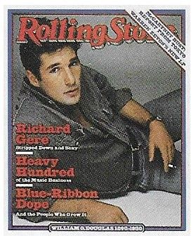 Gere, Richard / Rolling Stone Cover Photo / 1980