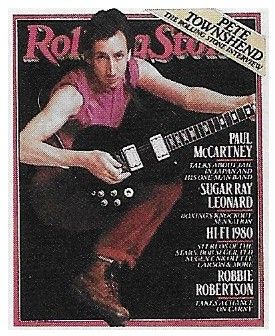 Townshend, Pete / Rolling Stone Cover Photo / 1980