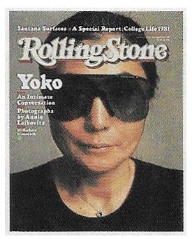 Ono, Yoko / Rolling Stone Cover Photo / 1981