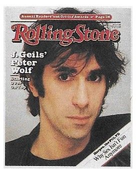 Geils, J. (Band) / Rolling Stone Cover Photo / 1982