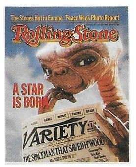E.T. / Rolling Stone Cover Photo / 1982