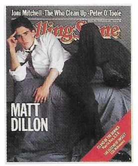 Dillon, Matt / Rolling Stone Cover Photo / 1982