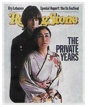 Lennon, John--Yoko Ono / Rolling Stone Cover Photo / 1982